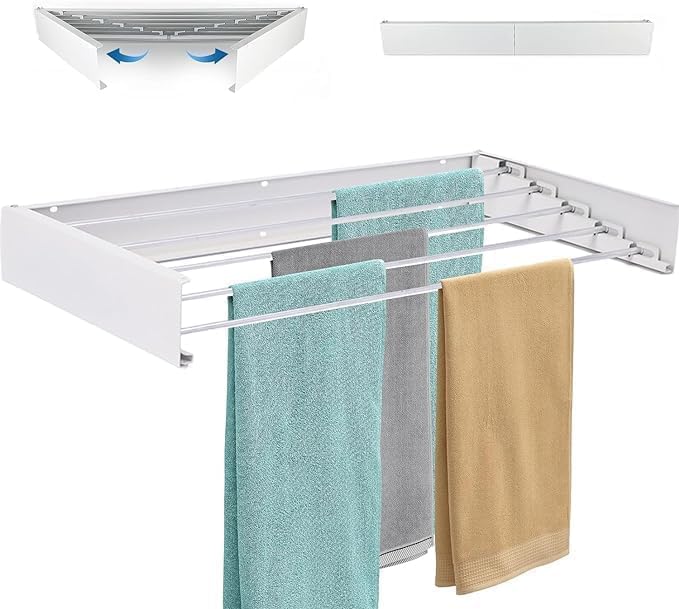 منشر الوطنية ستيل الأبيض – منشر حائط مقاوم للصدأ مقاس 80 سم